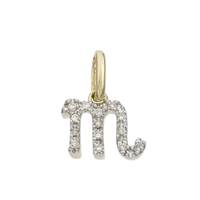 14KY 9mm 6pts/14pcs Scorpio Charm
