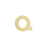 14KY Letter Q 6.2mm