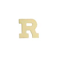 14KY Letter R 6.2mm