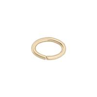 GF 5.5X3.6mm 0.76mm Thick Open Oval Jumpring