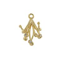 6mm Cubic Zirconia Filigree Bail