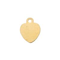 14KY 7mm Heart Charm