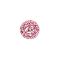 6mm Cubic Zirconia Filigree Round Bead