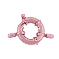 Rose Gold Vermeil 20mm Close Ring Springring Clasp