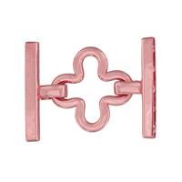 Rose Gold Vermeil 25X15mm Multi-Row Fold Over Clasp