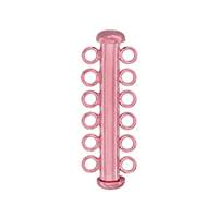 Rose Gold Vermeil 33X4mm Multi-Row Tube Clasp