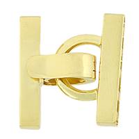 Vermeil 25mm Multi-Row Fold Over Clasp