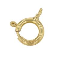 18KY 5MM OPEN RING SPRINGRING CLASP