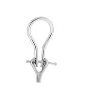 18KW 8X20mm Medium Earring Omega Clip