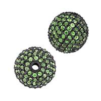 14KW 1.45cts 10mm Tsavorite Ball Bead