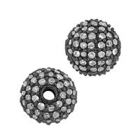 14KW 70pts 8mm Champagne Diamond Ball Bead