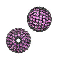 14KW 10mm Pink Sapphire Ball Bead