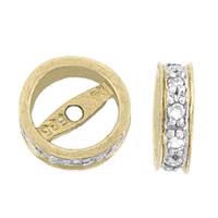 14KY 7mm 5pts/10pcs Diamond Roundel Bead
