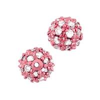 Rose Gold Vermeil 8mm Cubic Zirconia Ball Bead