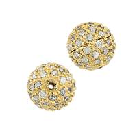 10mm Cubic Zirconia Ball Bead
