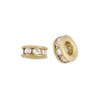 5mm Cubic Zirconia Roundel Bead