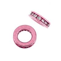 8mm Cubic Zirconia Roundel Bead