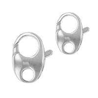 Sterling Silver 20X12mm Bracelet Trigger Oval Clasp