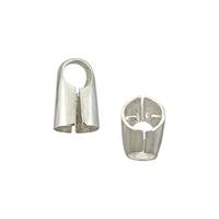 SS 5.5mm Round Cap Leather End
