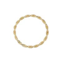 14KY 10mm Twisted Wire Soldered Jump Ring