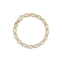 14KY 10.5mm Flatened Twisted Wire Soldered Jump Ring