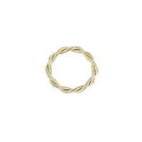 14KY 6.5mm Twisted Wire Soldered Jump Ring
