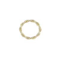 14KY 6.5mm Twisted Wire Soldered Jump Ring