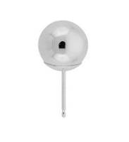 14KW 3mm Light Weight Ball Earring Stud