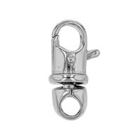 Sterling Silver 17X7mm Swivel Barrel Trigger Clasp