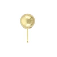 14KY 2MM Heavy Weight Ball Earring Stud