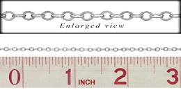 SS Flat Oval Cable Chain