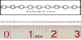 SS Flat Oval Cable Chain