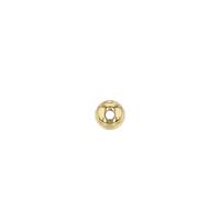 14KY 2.5mm Heavy Ball Bead With 1.2mm Hole