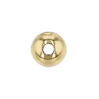 14KY 6mm Heavy Ball Bead With 1.8mm Hole