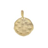 8.5mm Hammered Disc Charm