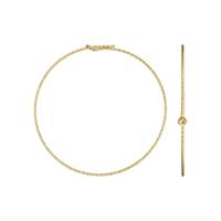 GF 45X0.70mm Sparkle Wire Beading Hoop