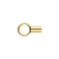 GF 7X4mm Crimp Endcap 1.4mm Hole