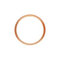 14KR Size4 1.0mm Thick Stacking Ring