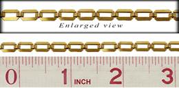 GF 5.5mm Chain Width Plain Bracelet Cable Chain