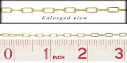 GF 2.5mm Chain Width Elongated Cable Chain