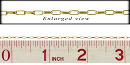 GF 1.2x3.1mm Chain Width Elongated Rolo