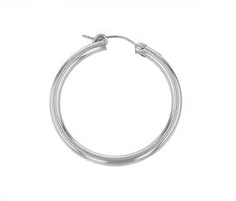 SS 27x3mm Hoop Flex earring