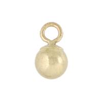 14KY 4mm Ball Pendant