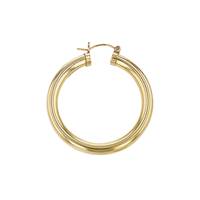 GF 40x5mm Flex Hoop Earring