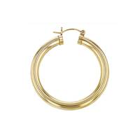 GF 50x5mm Flex Hoop Earring