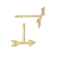 14KY 8mm Arrow Stud Earring