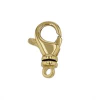 18KY 13x6mm Swivel Lobster Clasp