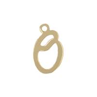 GF 11mm Cursive Script Letter O Charm