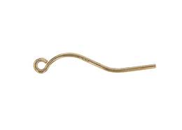 14KY 0.68X12mm Curve Wire For Hoop Earring
