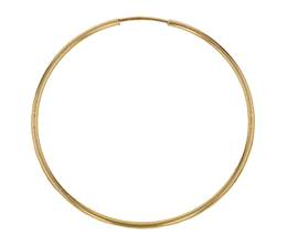 Gold Filled 50mm Hoop Endless Earring
